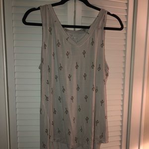 Cactus print top